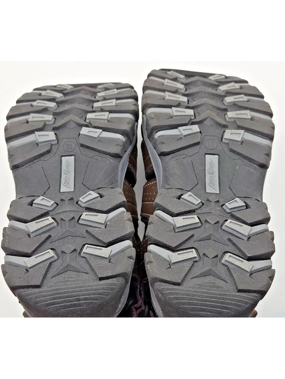 Eddie Bauer Stewart Leather Hiking Sport Sandal Brown Closed Toe Hiking 11M